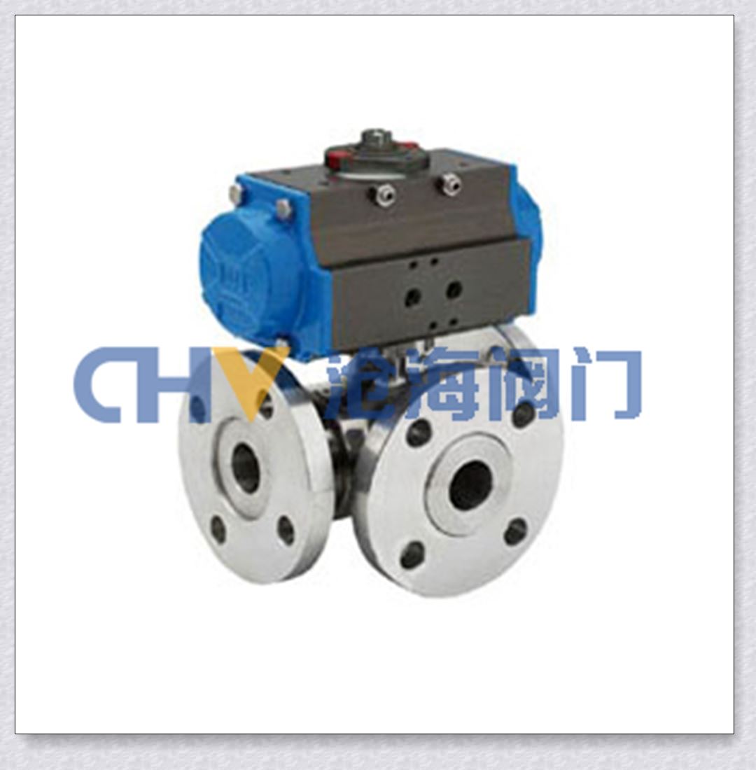 Q644F(H)、Q645F(H)氣動(dòng)三通球閥